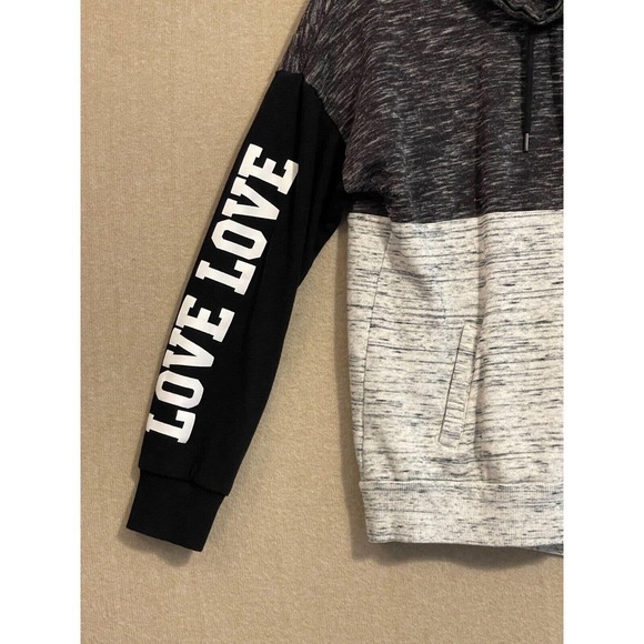 Flirtitude Active Sweatshirt Women's Small Black and Gray - Picture 3 of 11